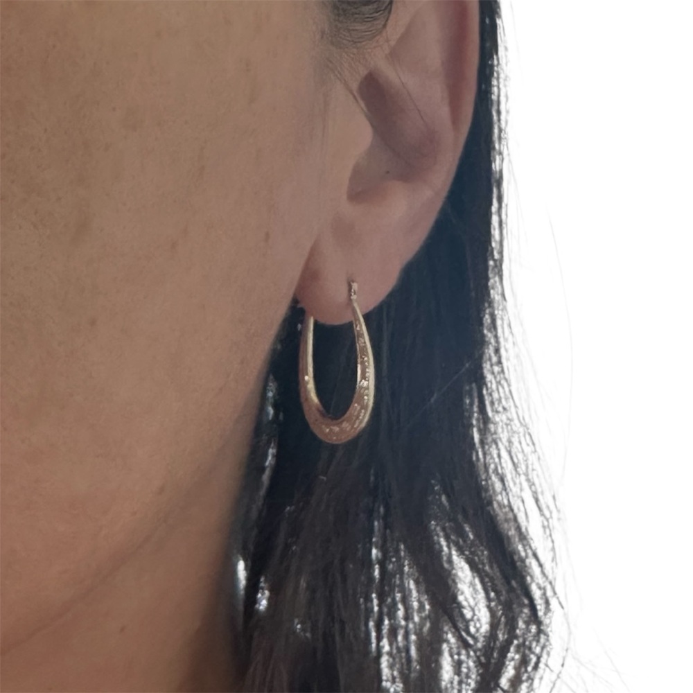 10k Solid Gold Earrings - Picture 13 of 14
